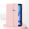 Θήκη για iPad Air 13" 2025/2024 (7/6 gen.), Smartcase Hybrid, με χώρο για γραφίδα, ροζ