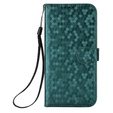 θήκη πτερύγιο για OnePlus Nord 5, Wallet Rhombus, πράσινη