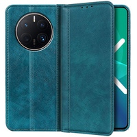 Θήκη για Huawei Mate 50 Pro, Wallet Litchi Leather, πράσινη