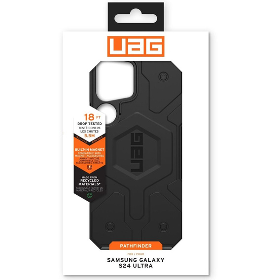 Urban Armor Gear Θήκη για Galaxy S24  Ultra, Pathfinder MagSafe, μαύρη