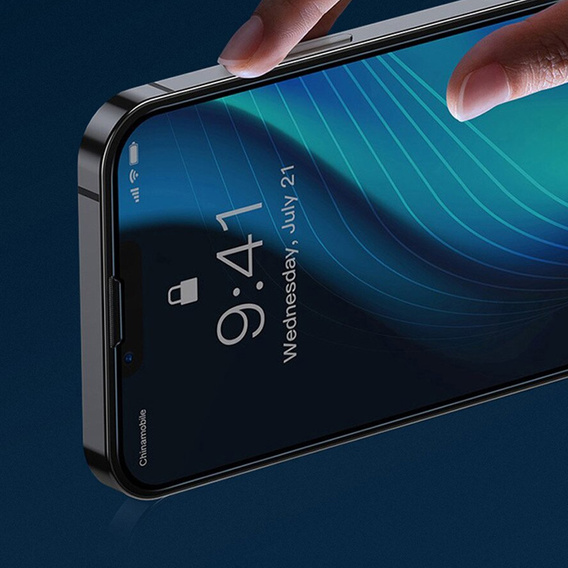 Μετριασμένο γυαλί 3D για iPhone 14 Plus, μαύρη
