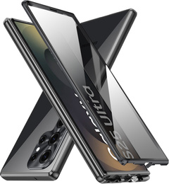 Θήκη για Samsung Galaxy S25 Ultra, Privacy Dual Glass, μαύρη