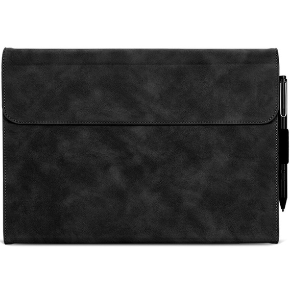 Θήκη για Microsoft Surface Pro 9, Wallet Pen Slot, μαύρη