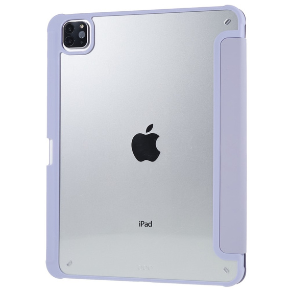 Θήκη για iPad Pro 12.9" 2022/2021/2020 (6/5/4 gen.), Smartcase Hybrid, με χώρο για γραφίδα, μωβ