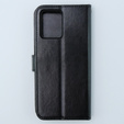 Θήκη με πτερύγιο για Motorola Moto G54 5G, Crazy Horse Wallet, μαύρη