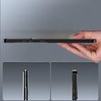 θήκη προστασίας κάμερας για το Samsung Galaxy Note 10+ Plus, CamShield MagSafe, διαφανής / μαύρη