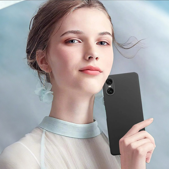 Λεπτή θήκη για Sony Xperia 10 VI, Slim, μαύρη