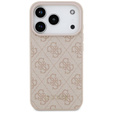 GUESS 4G Metal Gold Logo θήκη για iPhone 17 Pro