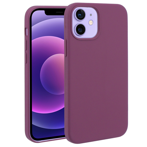 Θήκη για iPhone 12/12 Pro, Silicone Lite, μωβ