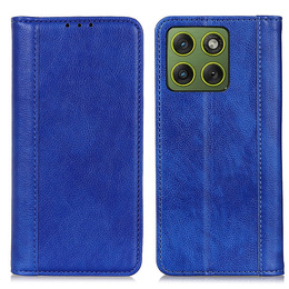 Θήκη με πτυσσόμενο καπάκι Split Leather για Motorola Edge 70