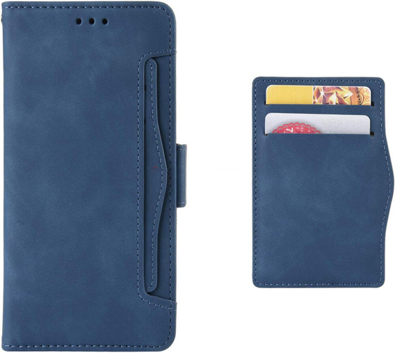 Θήκη με πτερύγιο για Sony Xperia 1 VI, Card Slot, σκούρο μπλε