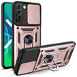 Θήκη για Samsung Galaxy S22 5G, CamShield Slide, ροζ rose gold