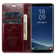 θήκη CASEME για Samsung Galaxy S8, Waxy Textured, κόκκινη