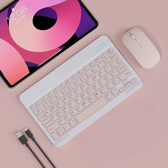 Θήκη + πληκτρολόγιο Apple iPad Pro 11" 5 gen. 2024, Leather Pen Slot TouchPad, μαύρη