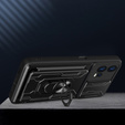 Θωρακισμένη θήκη για Motorola Edge 30 Fusion 5G, Camera Slide Card Slot, μαύρη