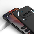 Θήκη για Nothing Phone 3a, Silicone Lite, μαύρη