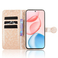 θήκη πτερύγιο για Honor 400 5G, Wallet Rhombus, ροζ