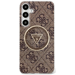 Θήκη GUESS Magnetic IML Metal Glitter 4G Circle Triangle για Samsung Galaxy S25 Ultra