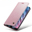 θήκη CASEME για Samsung Galaxy S10+ Plus, Waxy Textured, ροζ