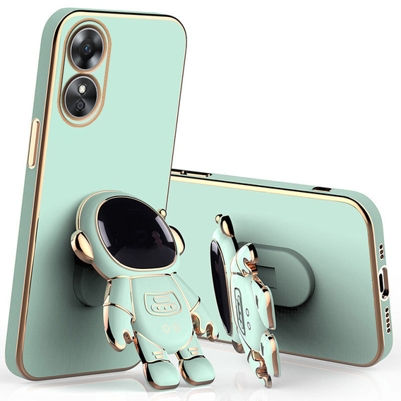 Θήκη για Oppo A17, Astronaut, πράσινη