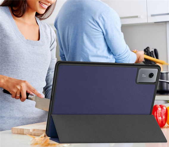 Θήκη για Lenovo Idea Tab 11" 2025 TB336FU TB336ZU, βάση, Smartcase με υποδοχή γραφίδας, μπλε ναυτικό χρώμα