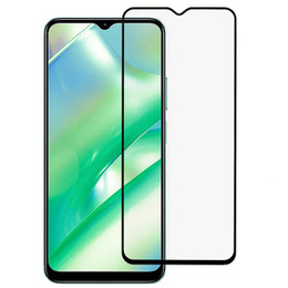 Μετριασμένο γυαλί 3D για Realme C33, μαύρη