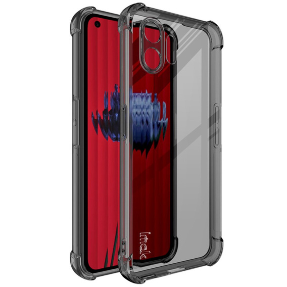 IMAK Θήκη για Nothing Phone 2, Dropproof, διαφανής / μαύρη