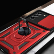 Θήκη για Samsung Galaxy S22 Plus, CamShield Slide, κόκκινο