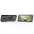 Θήκη για Huawei Pura 70 Ultra, KickStand Camera Lens, μαύρη