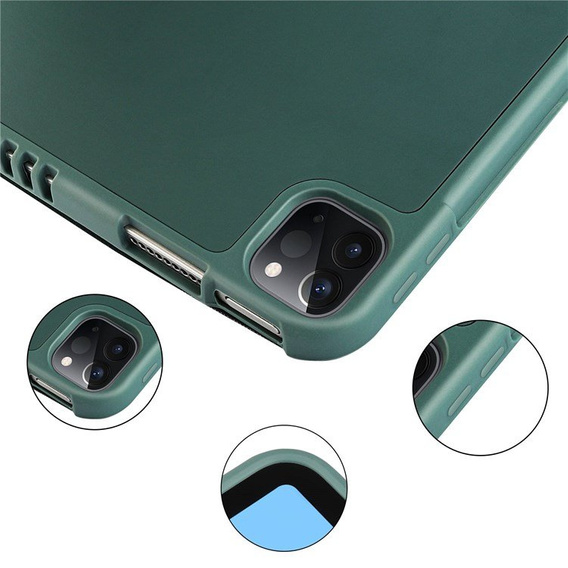 Θήκη για iPad Pro 11 2021/2022, Smartcase με χώρο για γραφίδα, πράσινη