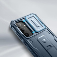 Θωρακισμένη θήκη για Samsung Galaxy S24 Plus, Dexnor Full Body (Two Frames), σκούρο μπλε