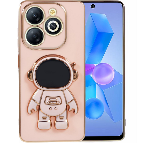 Θήκη για Infinix Hot 40i, Astronaut, ροζ