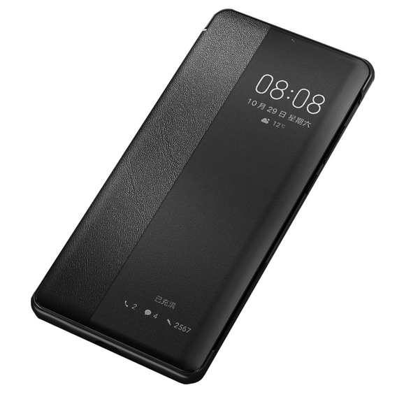 Η αναδιπλούμενη θήκη για το Huawei P40, Side View, μαύρη