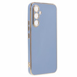 Θήκη για Samsung Galaxy A25 5G, Glamour CamShield, μπλε + γυαλί 9H