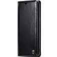 θήκη CASEME για Samsung Galaxy S8+ Plus, Waxy Textured, μαύρη