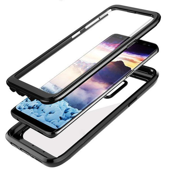 Θήκη για Samsung Galaxy S9, Shockproof, με μεμβράνη, μπλε