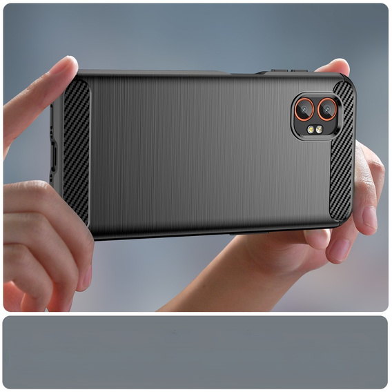 Θήκη για Samsung Galaxy Xcover 7 Pro, Carbon, μαύρη
