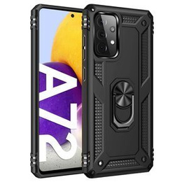 θωρακισμένη θήκη για Samsung Galaxy A72 5G, Nox Case Ring, μπλε