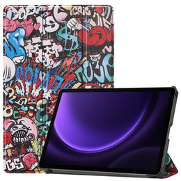 Θήκη για Samsung Galaxy Tab S10 Lite / S10 FE / S9 FE, με πτερύγιο, graffiti