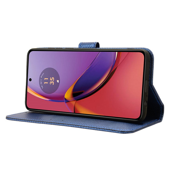 Αναδιπλούμενη θήκη για Motorola Moto G84 5G, Smart Magnet, μπλε