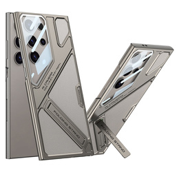 Θήκη για Samsung Galaxy S25 Ultra, GKK Leather, μαύρη