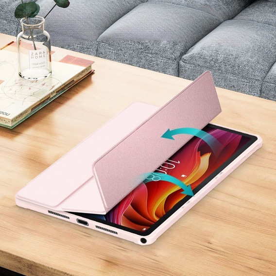 Θήκη για Lenovo Tab K11 Plus, Smartcase Hybrid, με χώρο για γραφίδα, ροζ