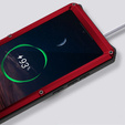 Θωρακισμένη θήκη για Samsung Galaxy S25 Ultra, R-JUST, κόκκινη