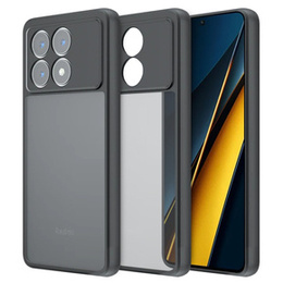 Θήκη για Xiaomi Poco X6 Pro 5G, Fusion Hybrid, με προστασία κάμερας, ματ / μαύρο