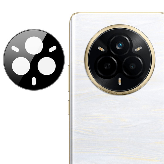 Μετριασμένο γυαλί για κάμερα για το Realme 14 Pro 5G, μαύρη