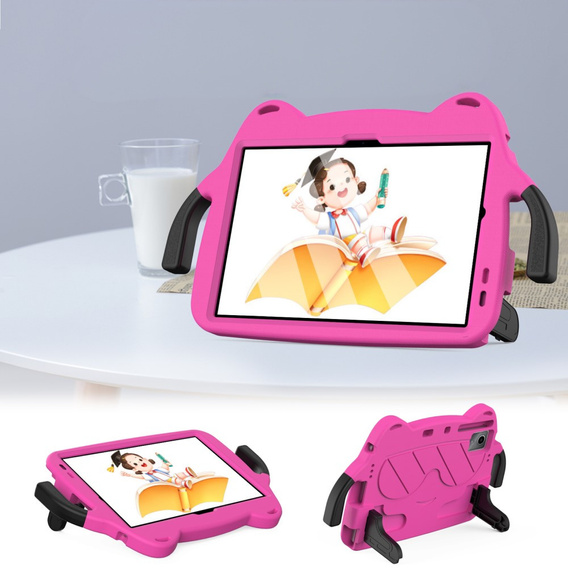 Η παιδική θήκη για το Xiaomi Redmi Pad SE 11" / Huawei MatePad 11 2021 / DOOGEE T30 Pro / Lenovo Tab M11, ροζ