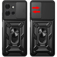 Θήκη για Motorola Edge 50 Neo / Motorola ThinkPhone 25, CamShield Slide, μαύρη