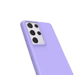 Θήκη για Samsung Galaxy S21 Ultra, Silicone Lite, λεβάντας