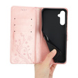 Θήκη με πτερύγιο για Samsung Galaxy A55 5G, Wallet, Butterfly, μωβ