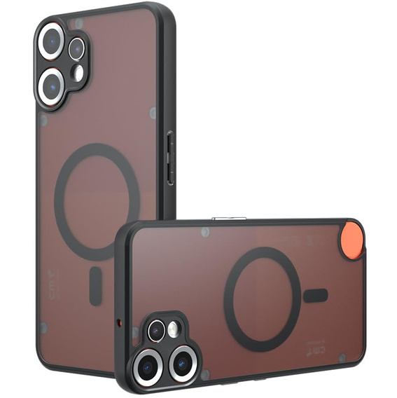 Θήκη για CMF Nothing Phone 2 Pro, για MagSafe, ERBORD Μatt Case, μαύρη